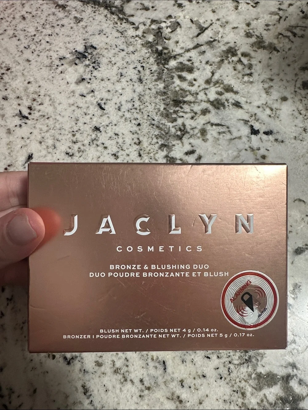 Jaclyn Cosmetics Bronze & Blushing Duo — Be Rouge / Espresso Shot
